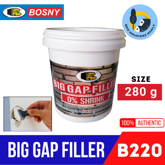Bosny Big Gap Filler 300ml B220 Ready Mixed Putty for Deep / Big Hole