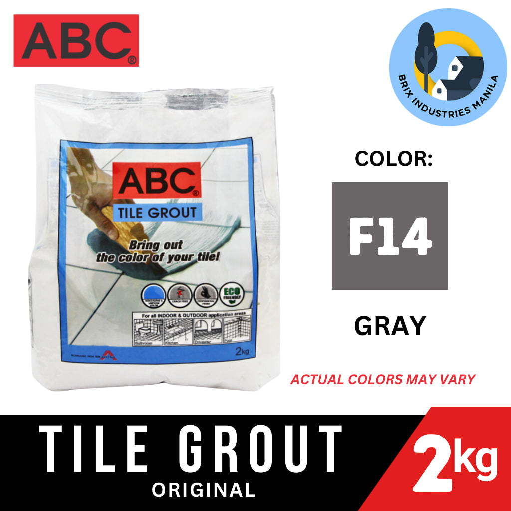 ABC Tile Grout Original 2kg 23 Colors Available Tile Joint Filler < Brix Industries Manila >