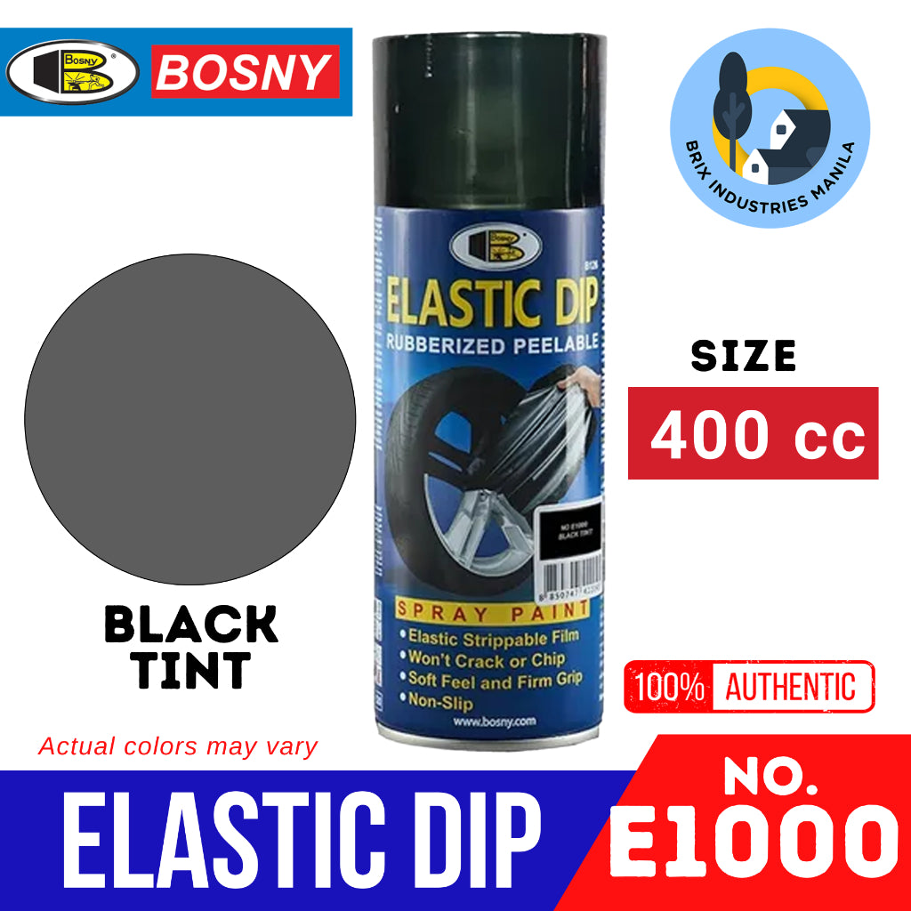 Bosny Elastic Dip Rubberized Peelable Spray Paint Elastidip Won't Crack and Non-Slip