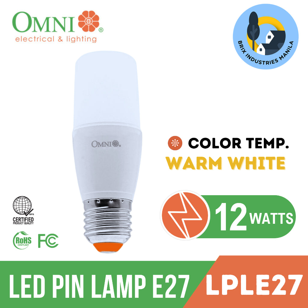 Omni LED Pin Light Daylight or Warm White 7W or 12W Pin Lamp