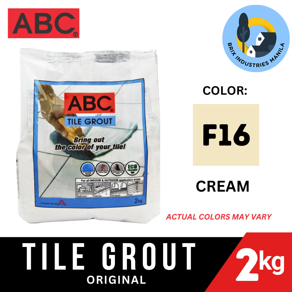 ABC Tile Grout Original 2kg 23 Colors Available Tile Joint Filler < Brix Industries Manila >