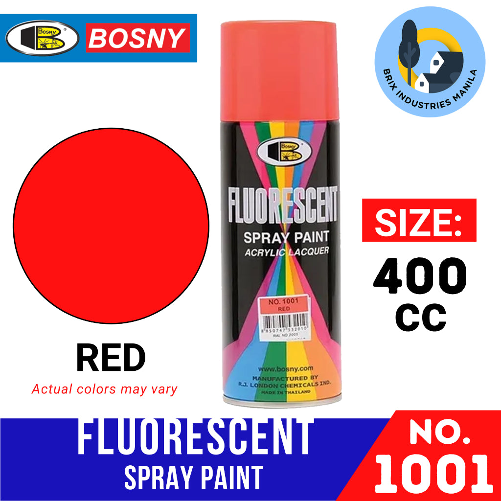 Bosny Dealer "Fluorescent Colors" Acrylic Spray Paint