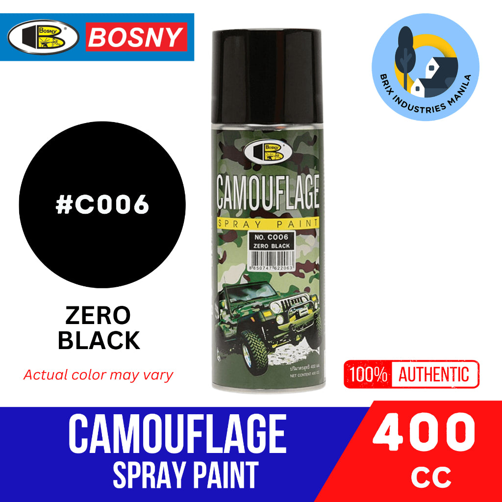 Bosny Dealer "Camouflage" Non-Reflective Nature Color Spray Paints