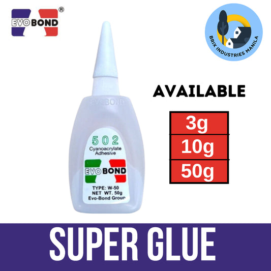 Evobond Super Glue Cyanoacrylate Adhesive 3g 10g or 50g Holds 2 Tons